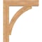 Ekena Millwork Thorton Block Smooth Bracket w/ Offset Brace, Western Red Cedar, 7 1/2"W x 34"D x 40"H BKT0806X34X40THR05SWR - alternate 3